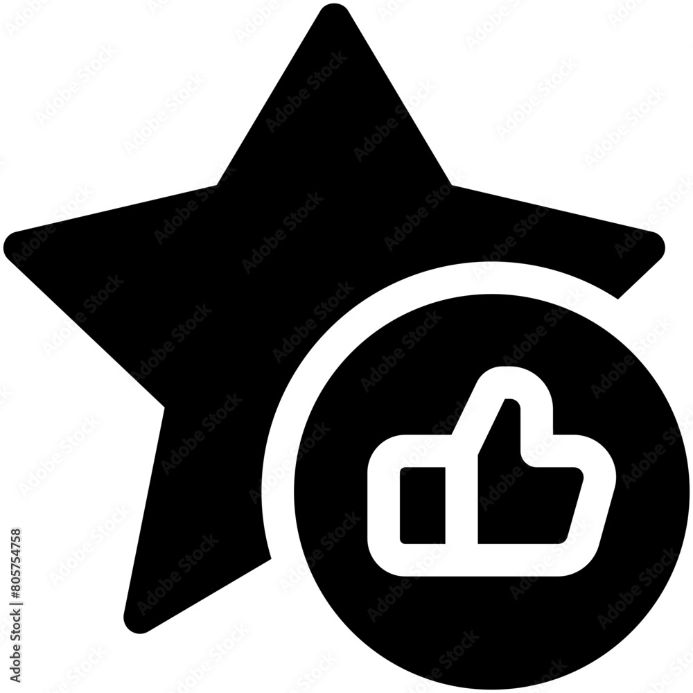 Sticker star icon