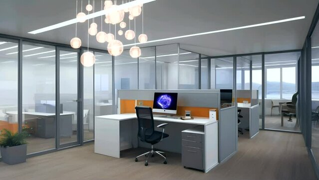 workspace office 4k