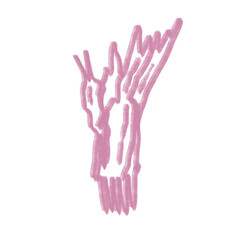 Purple line cute abstract 