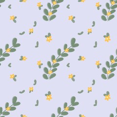 seamless pattern with flowers