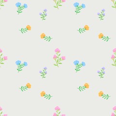 seamless pattern with flowers
