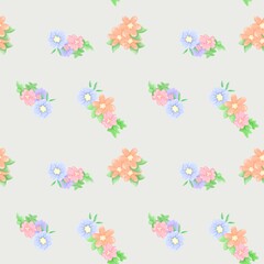 seamless pattern with flowers
