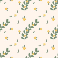 seamless pattern with flowers