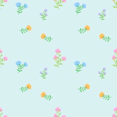 seamless pattern with  flowers