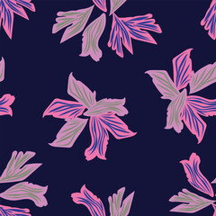 Colourful Botanical Floral Seamless Pattern Design
