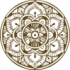 Beautiful mandala art, vector mandala design