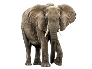 A Full Body Elephant with a Transparent Background PNG