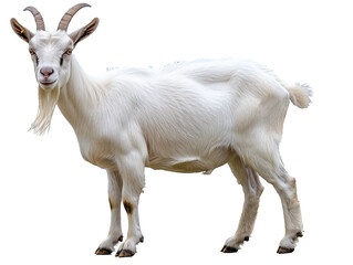 A Full Body Goat with a Transparent Background PNG