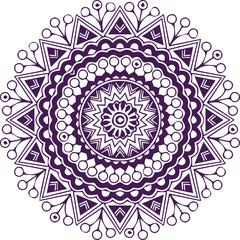 Beautiful mandala art, vector mandala design