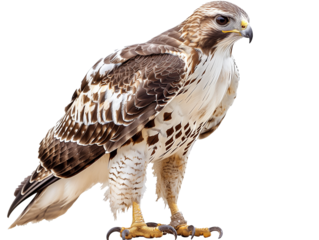 A Full Body Hawk with a Transparent Background PNG