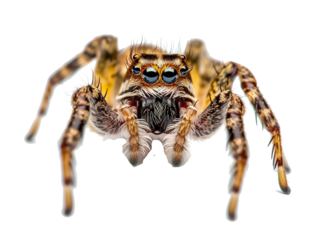A Full Body Spider with a Transparent Background PNG