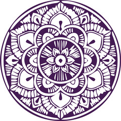 Beautiful mandala art, vector mandala design