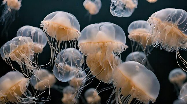 Nature's Living Lanterns: Jellyfish Illuminate the Darkness with Their Enchanting Luminescence