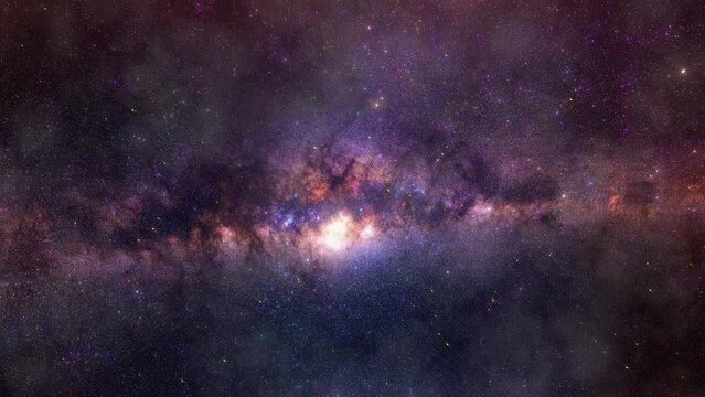 Red Space Nebula 4K 