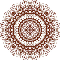 Beautiful mandala art, vector mandala design
