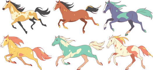 horse clipart vector for graphic resources