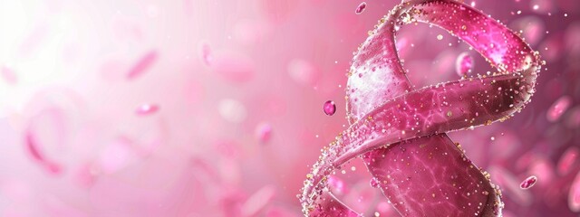 Breast Cancer Awareness Month celebrated every October.  Pink October as woman around the world adopt the pink colour to raise awareness about breast health