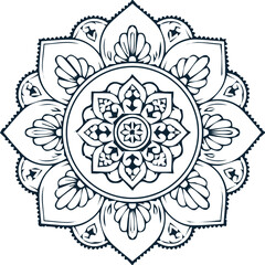 Beautiful mandala art, vector mandala design