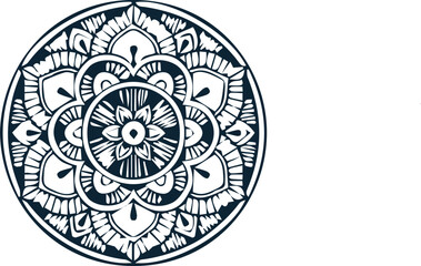 Beautiful mandala art, vector mandala design