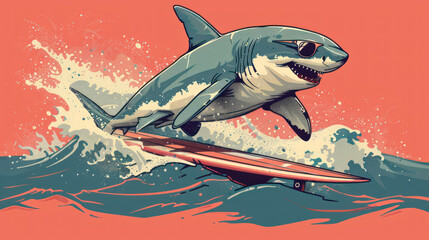 Great White Shark Vector Art & Graphics | sky play shark, kawaii shark