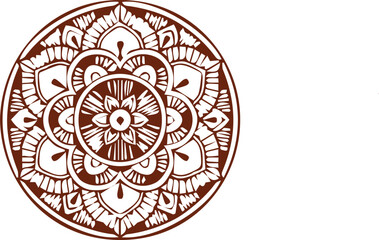 Beautiful mandala art, vector mandala design