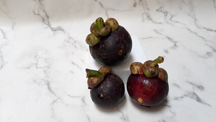 Fresh mangosteen fruit