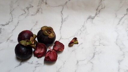 Fresh mangosteen fruit