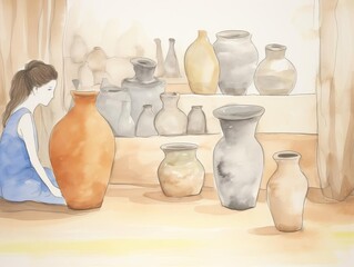 zen handcrafted pottery session