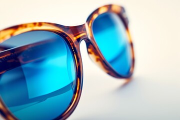 Sunglasses photo on white isolated background