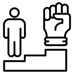 Leadership Development Icon Element For Design