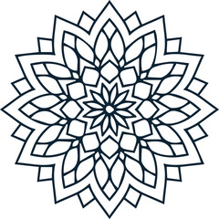 Beautiful mandala art, vector mandala design