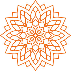 Beautiful mandala art, vector mandala design
