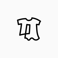 i letter kid tee tshirt apparel clothing monogram logo vector icon illustration