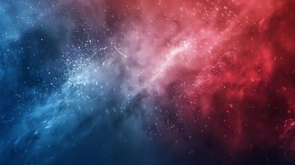 Embrace the spirit of Labor Day with a captivating Red, White, and Blue colored dust explosion background
