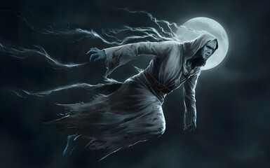 Naklejka premium person in the snow