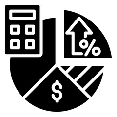 Profit Margin Icon Element For Design