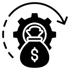 Cost Efficiency Icon Element For Design