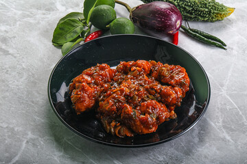 Chinese cuisine - Chicken manchurian gravy