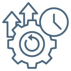 Operational Excellence Icon Element For Design