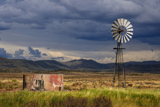 Wind pump (windmill) in the Eastern Cape, South Africa