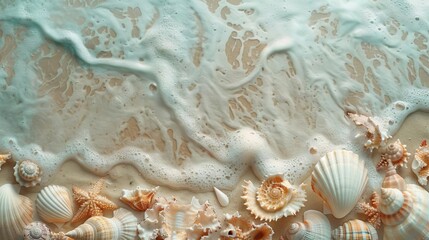 Organic shapes, Seashells, coral formations, rock formations, waves