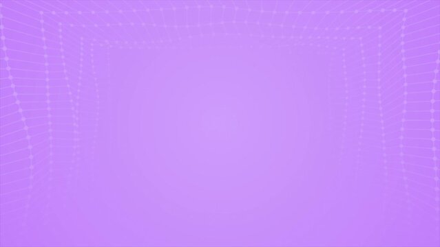 Purple color hi-tech mesh tunnel geometrical futuristic technology background