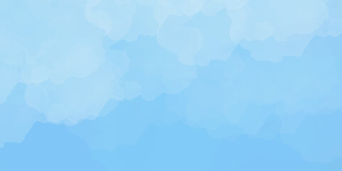 Abstract blue and white background with spotlight border and watercolor painted old grunge or smoke texture. blue wall, stone texture for the background. beautiful blue watercolor grunge.	