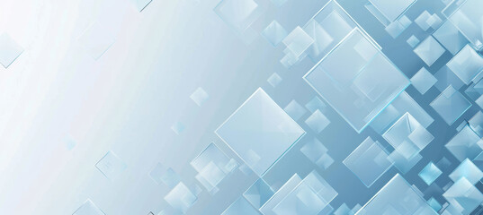 Obraz premium Contemporary Business Background, Blue & White Geometric Shapes