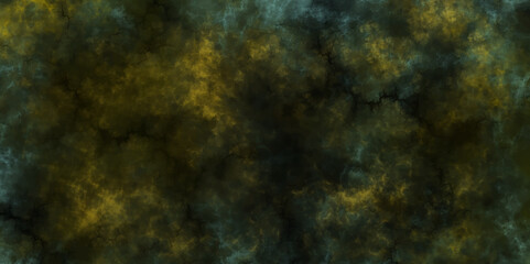 Artistic hand painted multi layered dark green background. Violet Fog or smoke color isolated background for effect, text or copyspace. Colorful Dust Particle Explosion Isolated on Black ..