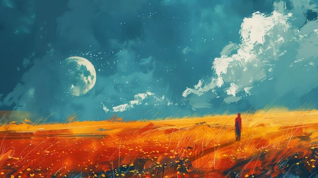 modern parable through a digital art piece