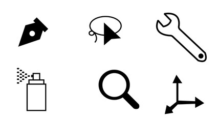 Illustration icons are visual representations of concepts, objects, or actions typically used in graphic design
