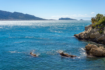 Vue sur mer à Marseille