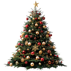 Christmas tree with beautiful decorations, for celebrating Christmas events