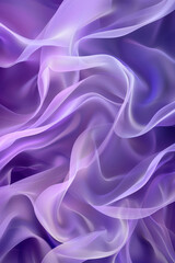 Obraz premium Vibrant Purple Waves, Abstract Background
